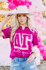 Delta Gamma PR Simple Notch Tee