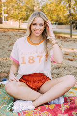 Delta Gamma PR Classic Colorblock Ringer Tee