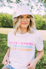 Delta Gamma Recruitment Smiley Face Tee