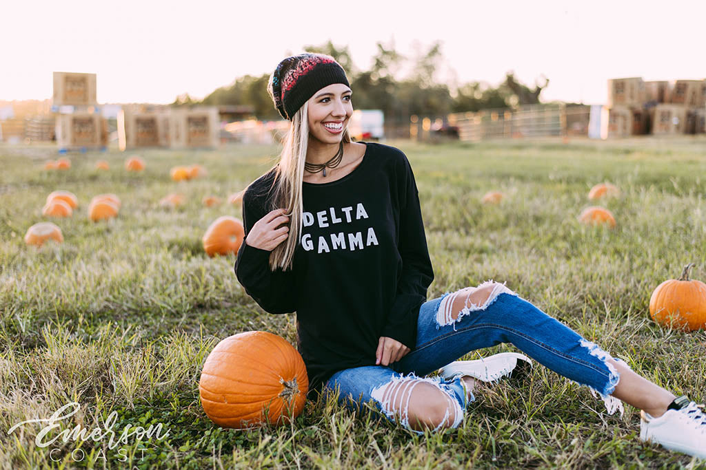 Delta Gamma Simple PR Long Sleeve T-shirt
