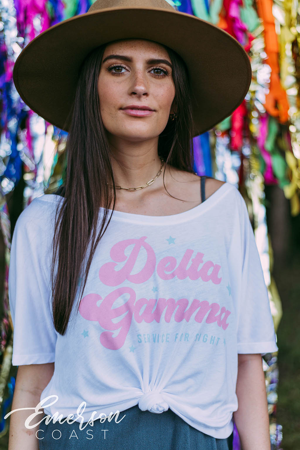 Delta Gamma Service For Sight Slouchy Tee
