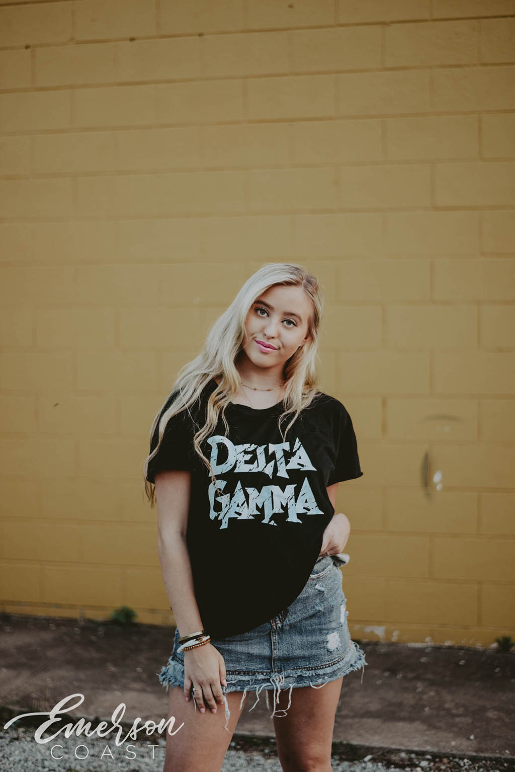 Delta Gamma Rocker PR T-shirt