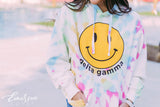 Delta Gamma Tie Dye Smile Hoodie