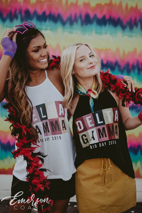 Delta Gamma Spice Girls Bid Day Tank