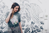 Delta Phi Epsilon Floral PR Tshirt