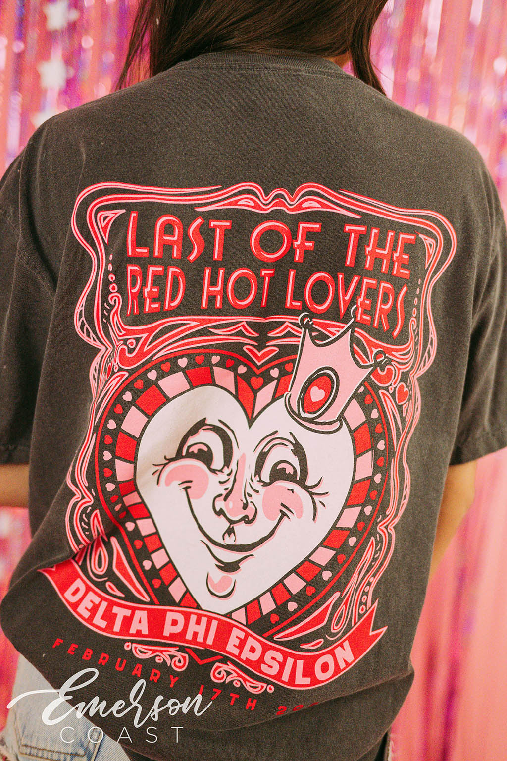 Delta Phi Epsilon Last Of The Red Hot Lovers Date Party Tee