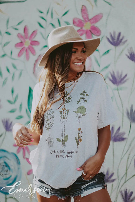 Delta Phi Epsilon Floral Moms Day Tee