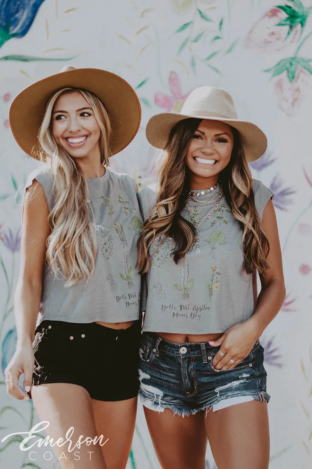 Delta Phi Epsilon Floral Moms Day Tee
