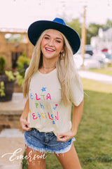 Delta Phi Epsilon Light Yellow PR Tee