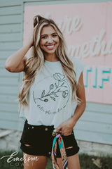 Delta Phi Epsilon Philanthropy Crop Tee