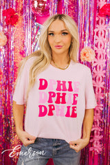 Delta Phi Epsilon Recruitment Monochromatic Tee