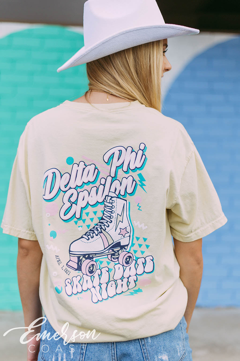 Delta Phi Epsilon Skate Date Night Tee