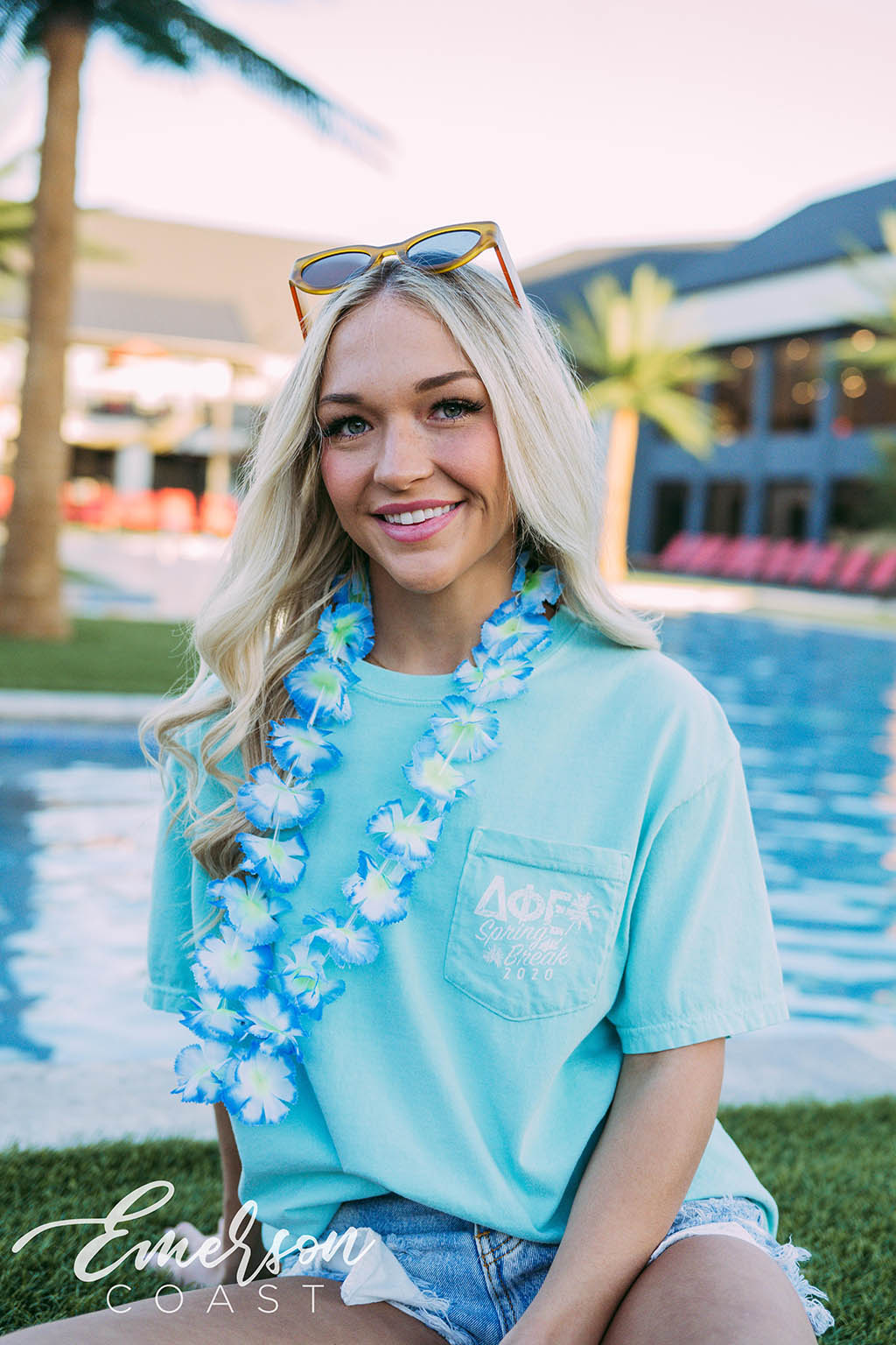 Delta Phi Epsilon Spring Break Beach Tee