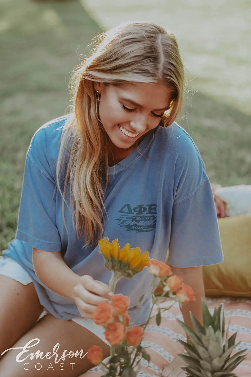 Delta Phi Epsilon Spring Formal Tee