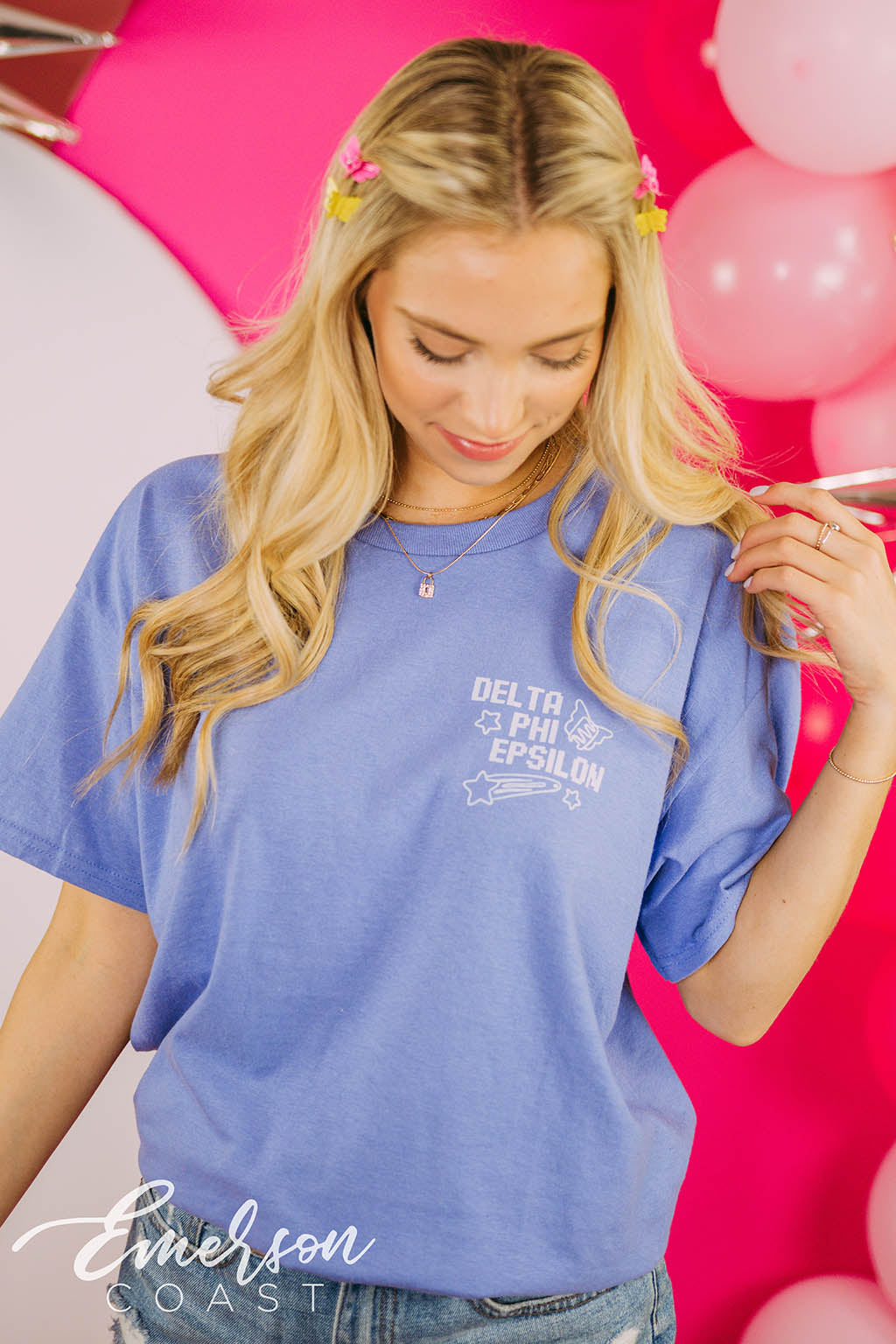 Delta Phi Epsilon Y2K Date Party Tee