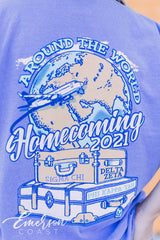 Delta Zeta Around the World Homecoming Tee