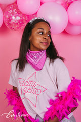 Delta Zeta Pink Bid day Tee