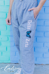 Delta Zeta Butterfly Joggers
