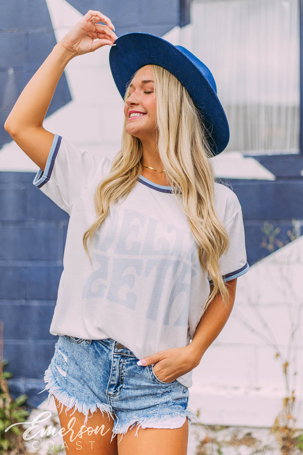 Delta Zeta Retro Ringer Tee