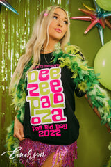 Delta Zeta Bid Day DeeZee-Palooza Black Tee