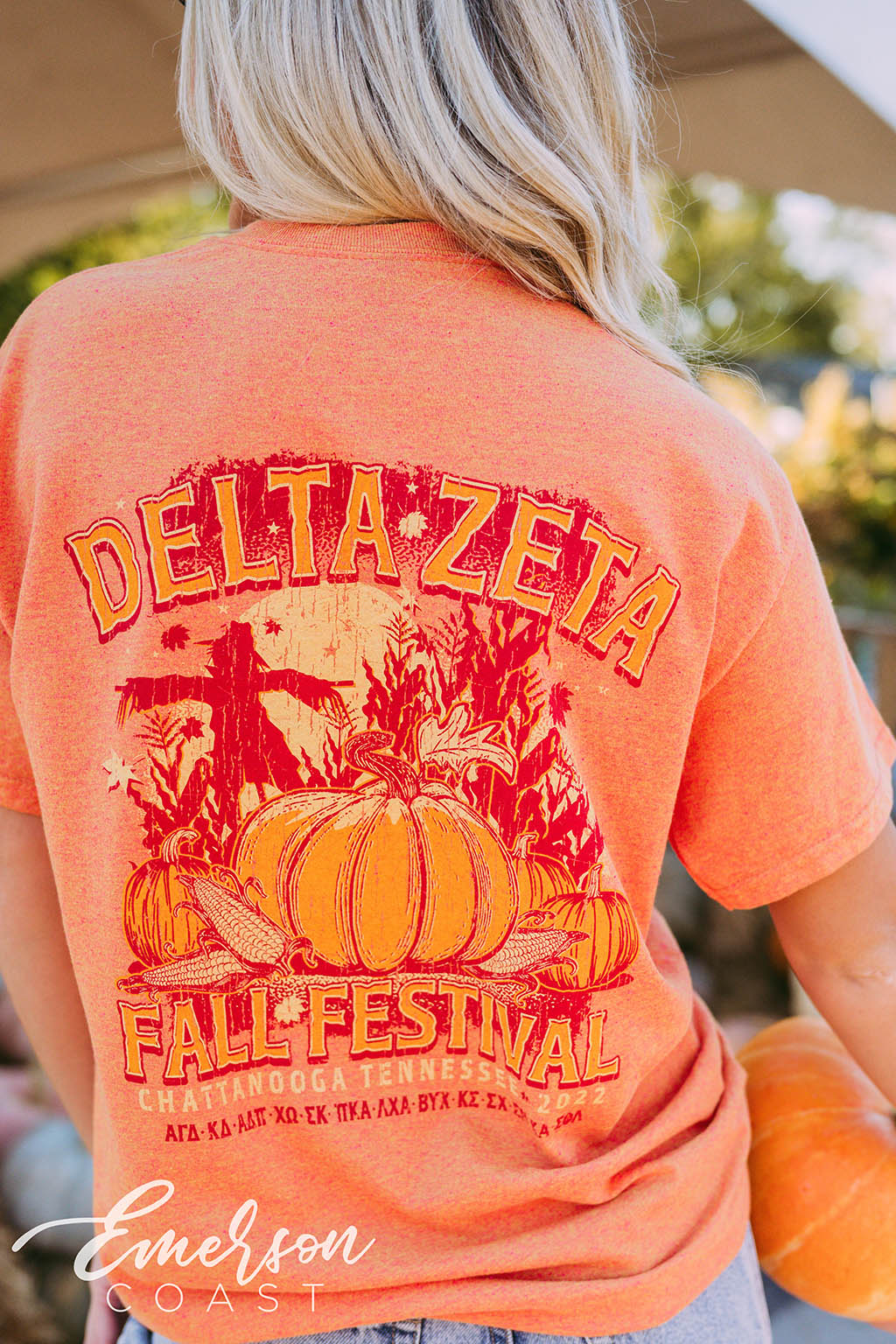 Delta Zeta Fall Festival Pumpkin Tee