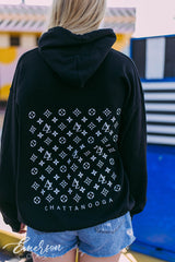 Delta Zeta Black Letter Hoodie