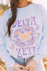Delta Zeta Cheetah Graphic Long Sleeve