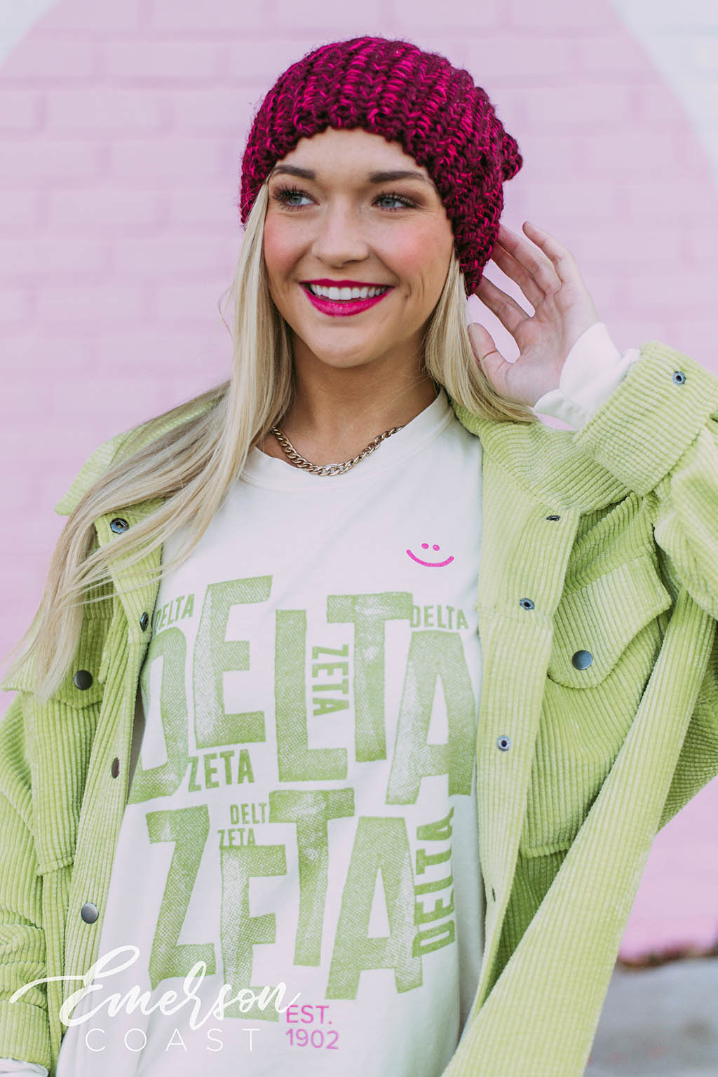 Delta Zeta Ivory Long Sleeve Tee