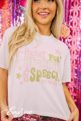 Delta Zeta Philanthropy Heart For Hearing And Speech Tee
