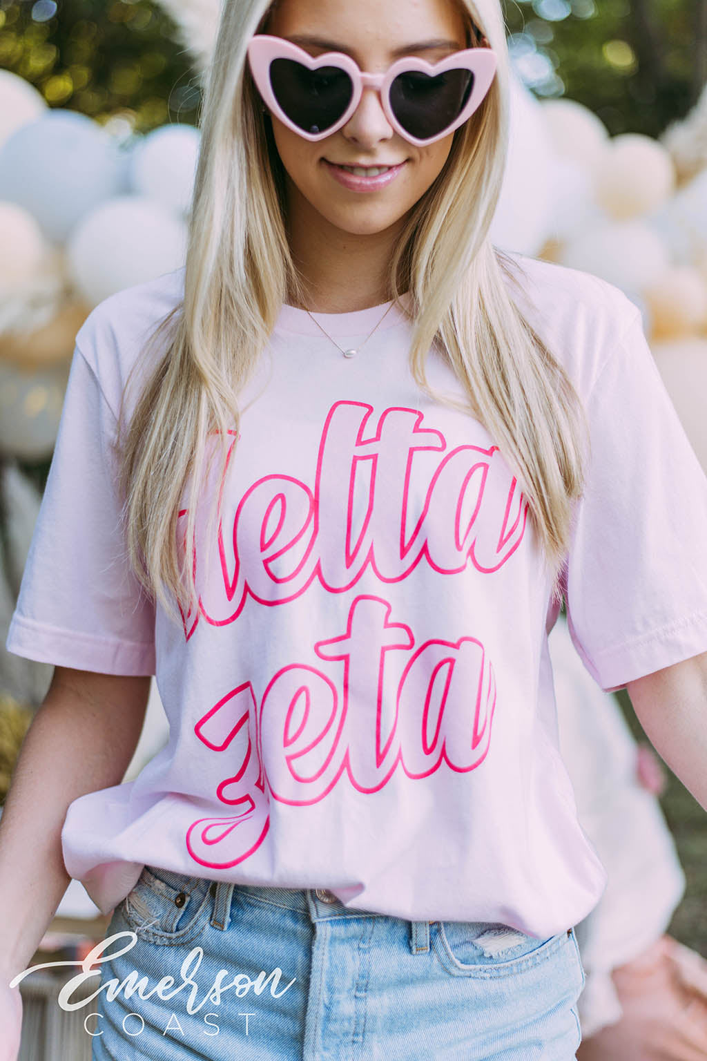Delta Zeta Pink PR Tshirt