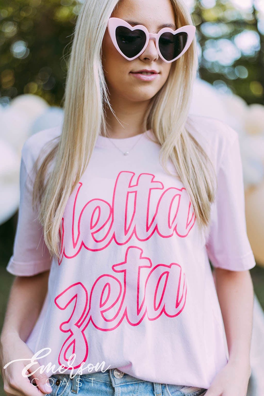Delta Zeta Pink PR Tshirt