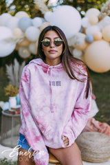Delta Zeta Strawberry Tie Dye Hoodie