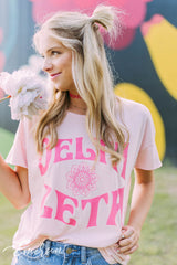 Delta Zeta Pink Flower Tshirt