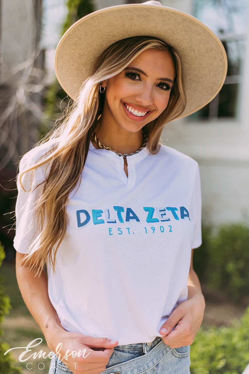 Delta Zeta Recruitment Notch Tee