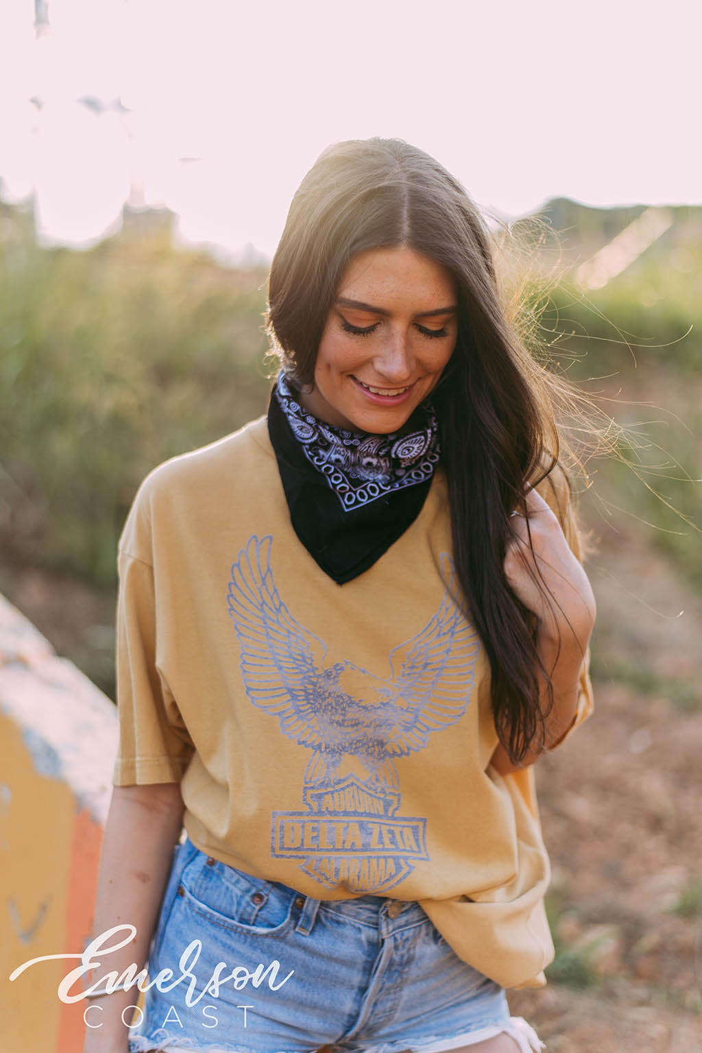 Delta Zeta Vintage Eagle Tee