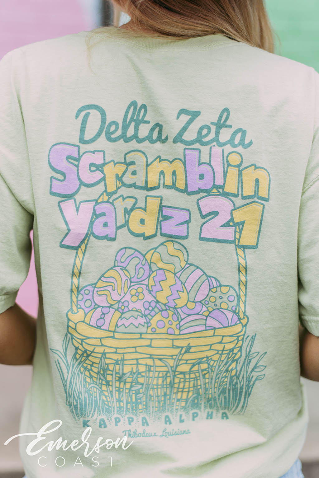 Delta Zeta Scramblin Yards Tee
