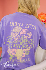 Delta Zeta Elegant Butterfly Garden T-shirt