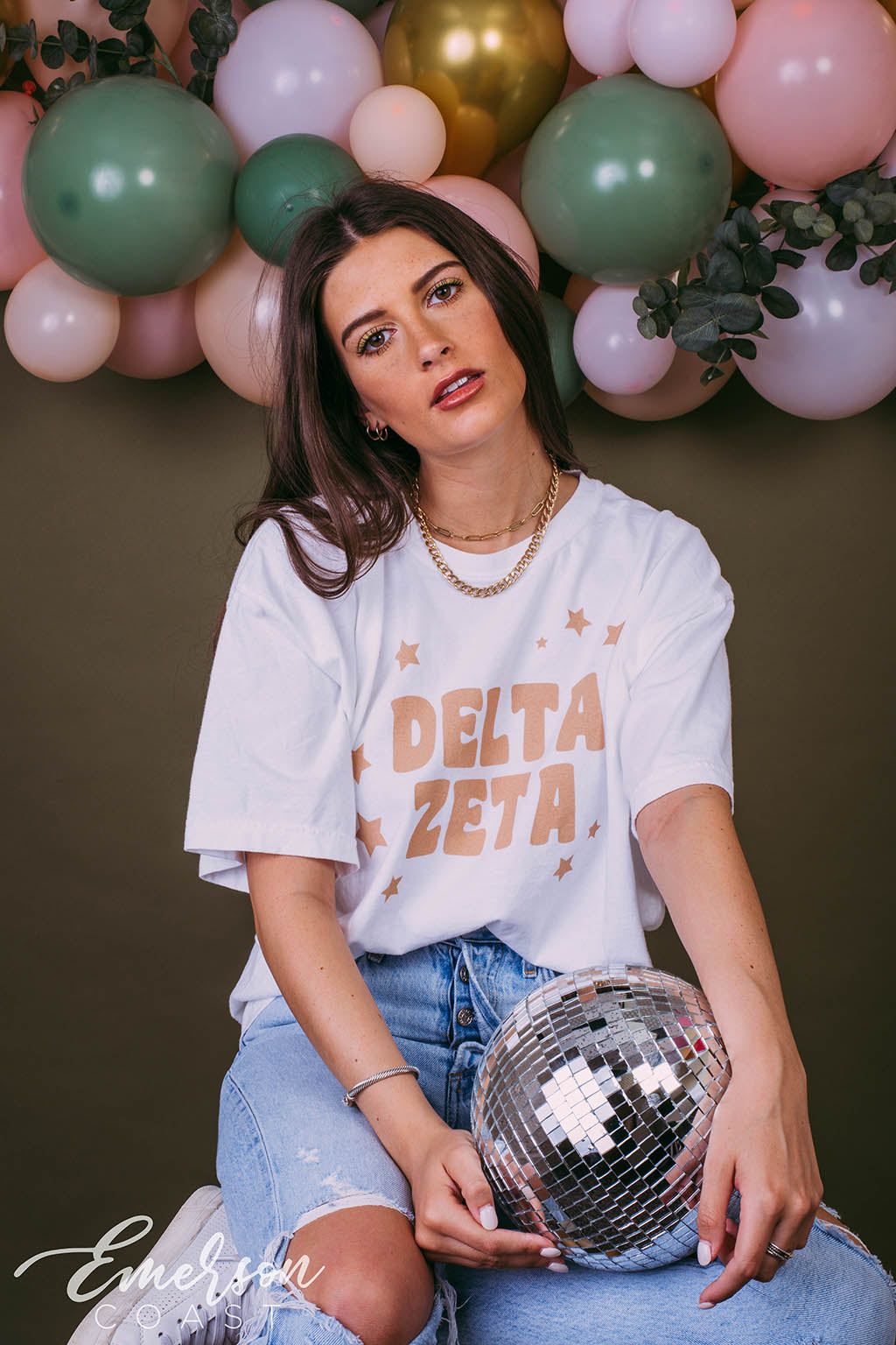 Delta Zeta Stars Recruitment T-shirt