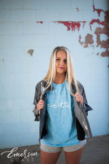 Delta Zeta Wave Burnout Tee