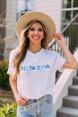 Delta Zeta Recruitment Notch Tee