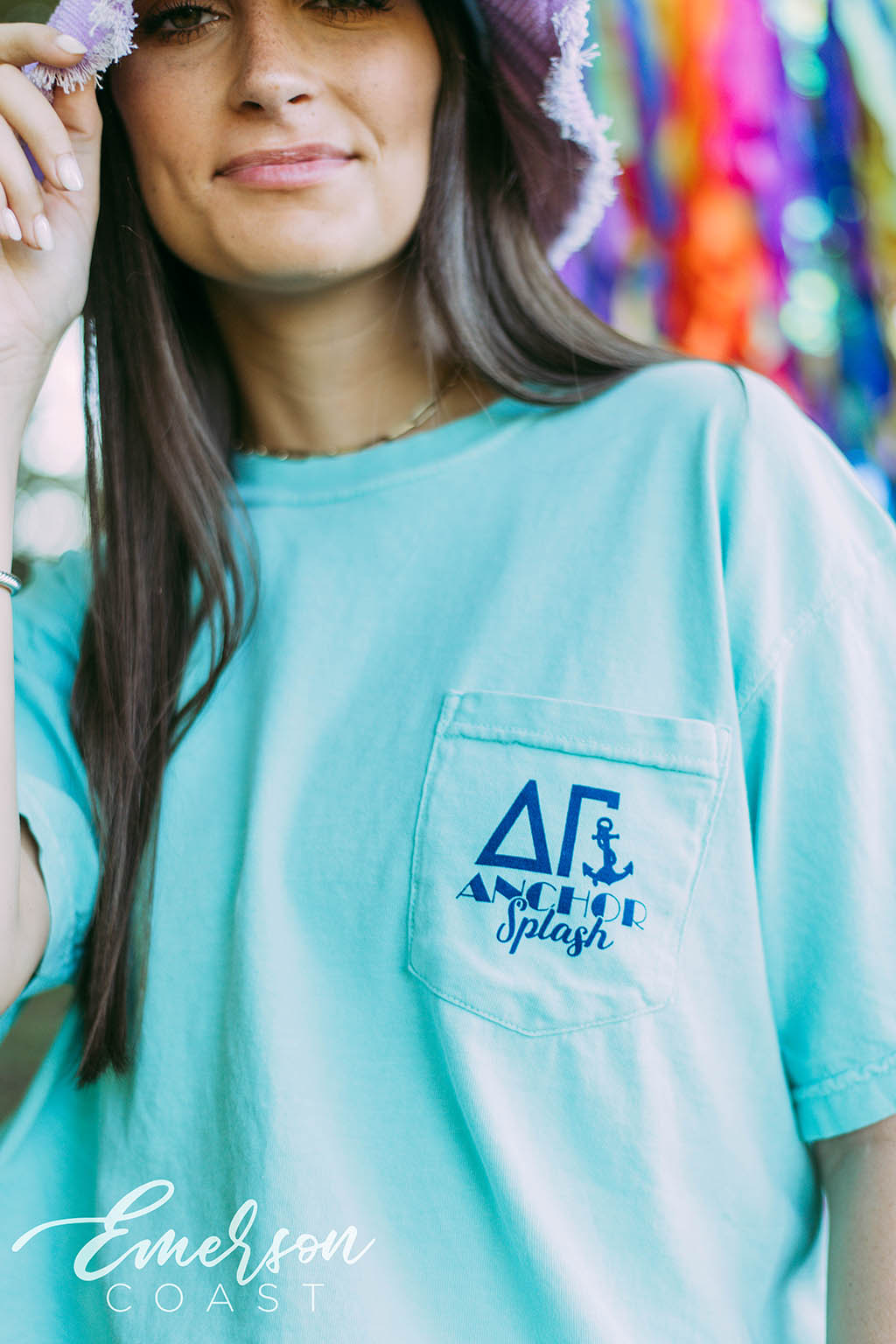 Delta Gamma Anchor Splash Turtle Tee
