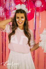 Delta Gamma Light Pink Cheer Bid Day Jersey