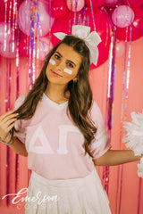 Delta Gamma Light Pink Cheer Bid Day Jersey