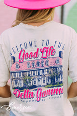 Delta Gamma Welcome To The Good Life Tee