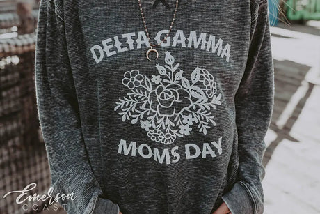 Delta Gamma Moms Day Long Sleeve Thermal Tee