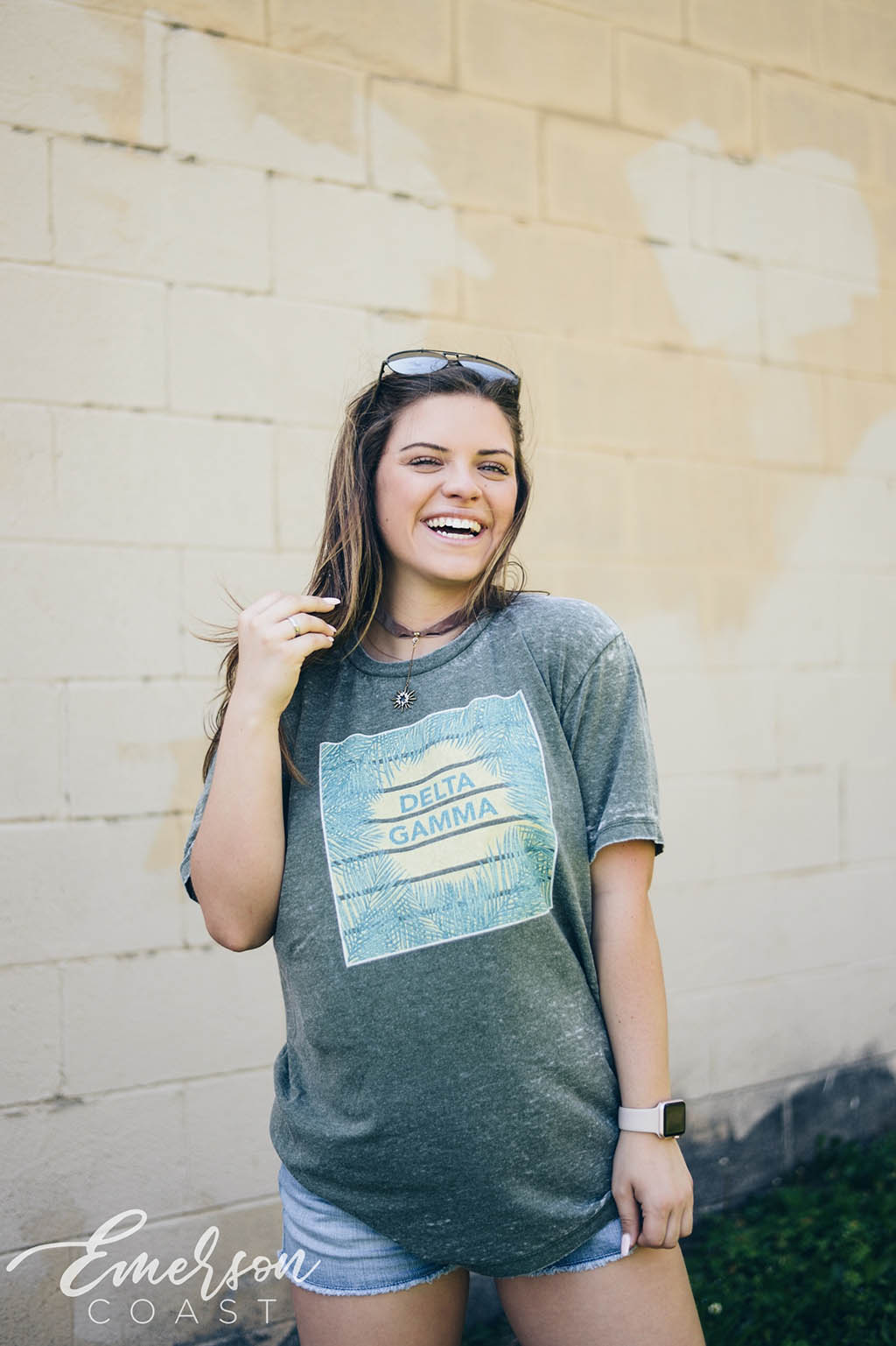 DG Palm Tree Acid Wash Tshirt