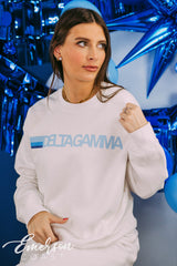 Delta Gamma PR Simple Monochromatic Crewneck