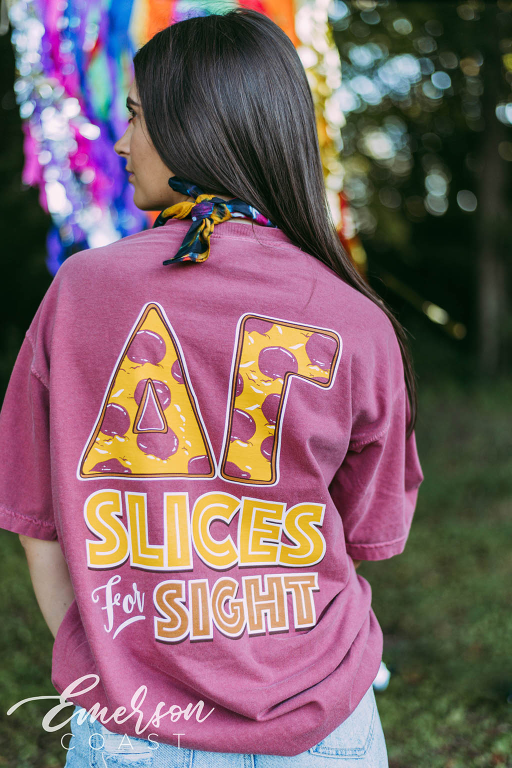 Delta Gamma Slices For Sight Philanthropy Tshirt