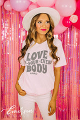 Delta Phi Epsilon Love My-Your-Every Body ANAD Tee
