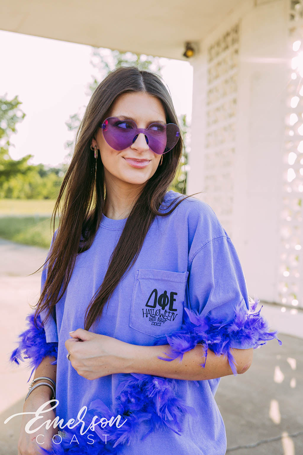 Delta Phi Epsilon Halloween Date Night Tee